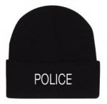 EMBROIDERED POLICE WATCH CAP